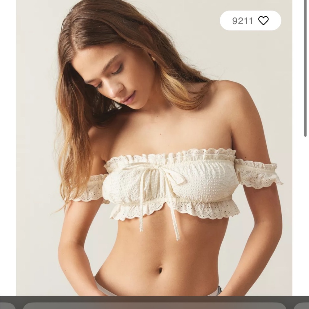 NWT Out From Under Pin Up Picnic Off-The-Shoulder Top